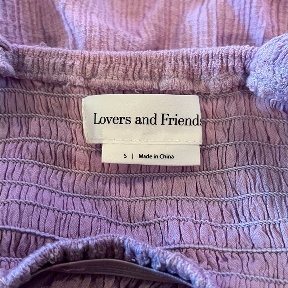 Lovers and Friends Brielle Mini Dress in Lavender Purple Revolve | size Small - Picture 6 of 9